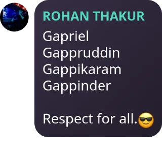 😎 emoji ROHAN THAKUR's sticker kang pack Telegram sticker 15 of 59