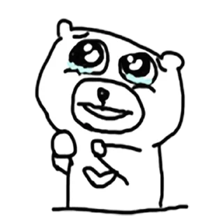 😫 emoji 摸摸熊宇宙：與橘寶貓的日常萬用精選.@cutemomobear Telegram sticker 22 of 118