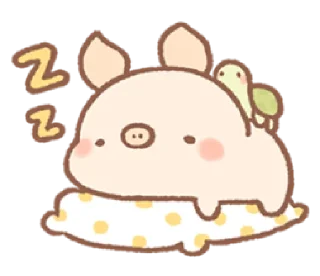 💤 emoji Bread Tree's Piggy | @cutestickers4you Telegram sticker 24 of 40