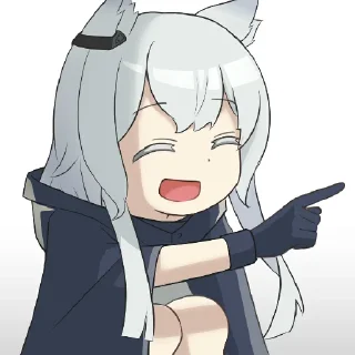 🐱 emoji 指人表情包 by @九雨QAme Telegram sticker 19 of 71