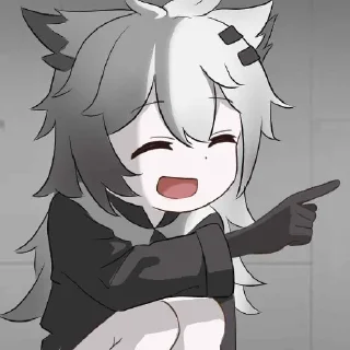 🐺 emoji 指人表情包 by @九雨QAme Telegram sticker 5 of 71