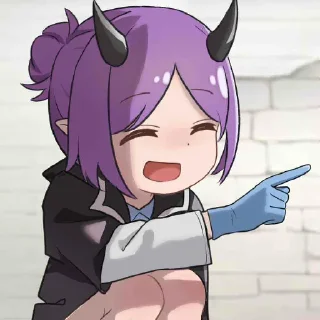 Sticker from 指人表情包 by @九雨QAme