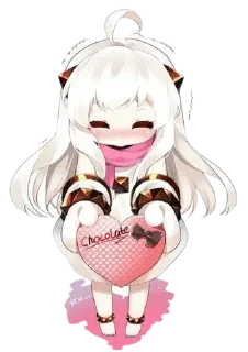 🍫 emoji @Princess_of_demons Vol.Yuudachi Telegram sticker 7 of 49