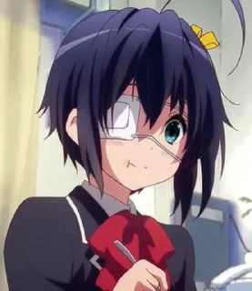 😡 emoji Stiker rikka takanashi Telegram sticker 3 of 16