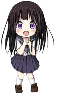 🤩 emoji Eru chitanda @animestickerchannel Telegram sticker 16 of 50