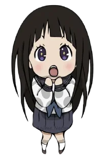 🤩 emoji Eru chitanda @animestickerchannel Telegram sticker 12 of 50