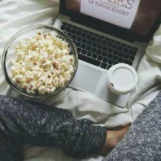 🍿 emoji Popcorn @stiker_makanan Telegram sticker 14 of 15