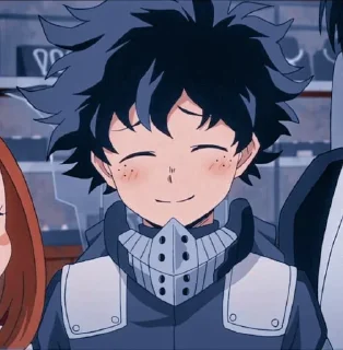 ☺️ emoji Midoriya izuku Telegram sticker 10 of 16
