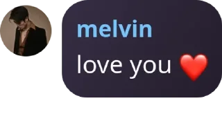 ❤️ emoji just for kasa (melvin) Telegram sticker 7 of 18