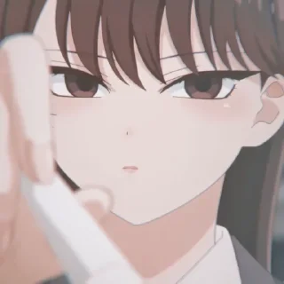 🧃 emoji Komi Shouko | @nanostickers Telegram sticker 6 of 51