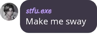 😇 emoji ex's stfu Telegram sticker 21 of 70