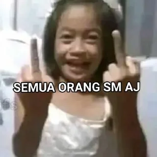 Sticker from Bocah @stickermemeindonesia