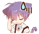 😓 emoji Boy of a black cat @stickerscar Telegram sticker 14 of 40