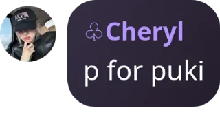 Sticker from Cheryl cool