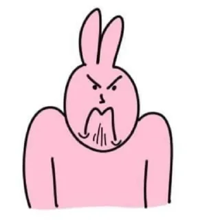 😕 emoji MyFriendRabbitz @urieloriel Telegram sticker 9 of 79