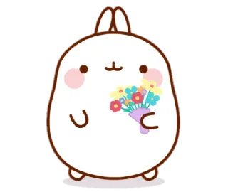 💭 emoji Molang 💭 ㅡ by @taerastickers Telegram sticker 9 of 16