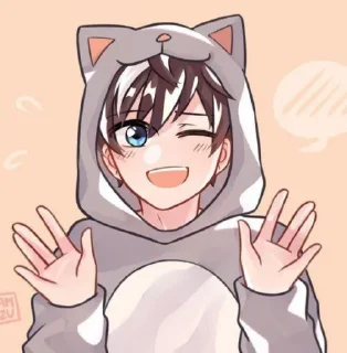 💙 emoji Webtoon Telegram sticker 24 of 26