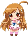 😮 emoji Chibi Telegram sticker 7 of 119