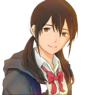 😊 emoji @animestickerchannel I want to eat your pancreas Telegram sticker 6 of 50