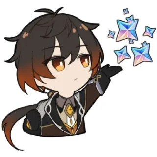 Sticker from Zhongli