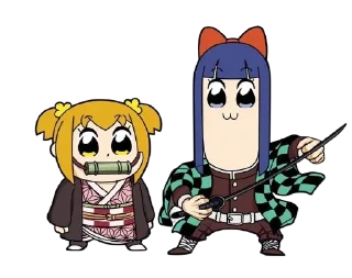🗡️ emoji Pop Team Epic Universe Telegram sticker 13 of 55