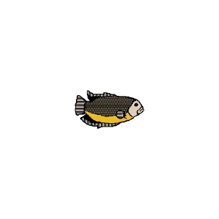 Sticker from Fish - KampungMaifam
