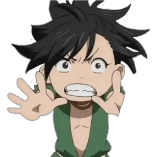 😨 emoji Dororo • @AnimeCrunch_Stickers Telegram sticker 20 of 70
