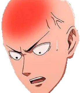 🤯 emoji Saitama's Head (@NepthanCreation) Telegram sticker 18 of 41