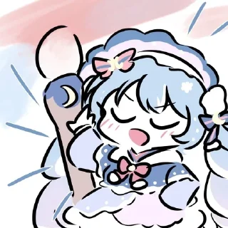 💤 emoji Miku - 藍沢 @Yuexiiia Telegram sticker 15 of 44