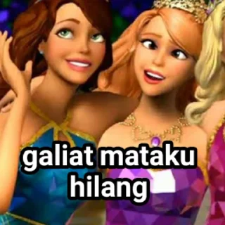 Sticker from barbie marah. @raisaanjay