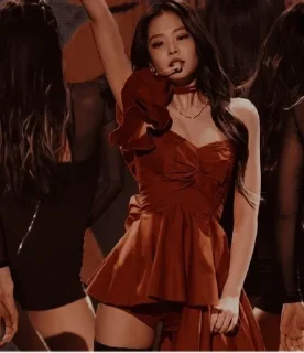 💗 emoji Jennie dark Telegram sticker 12 of 24