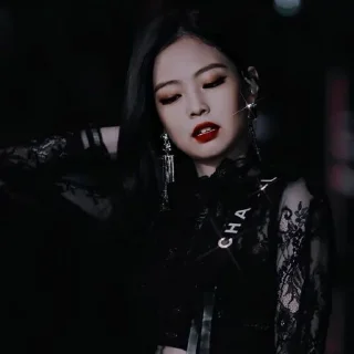 ✨ emoji Jennie dark Telegram sticker 13 of 21