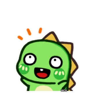 😆 emoji Chobosaurus by @wontae Telegram sticker 3 of 40