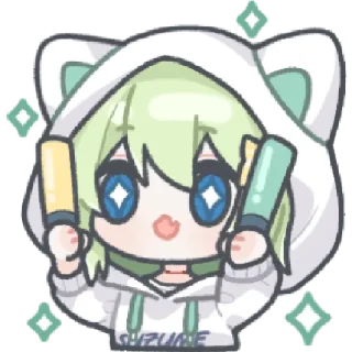 🤩 emoji 没有未来的Suzume @zhaxia_cn Telegram sticker 13 of 32