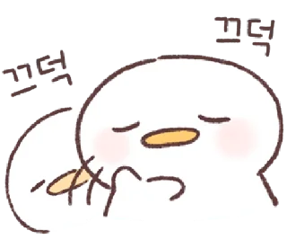 🐣 emoji ꒰ㅅ´ ˘ `꒱ ♡ @ikmut! Telegram sticker 7 of 24