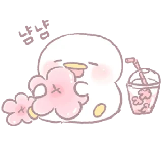 🍼 emoji ꒰ㅅ´ ˘ `꒱ ♡ @ikmut! Telegram sticker 8 of 24