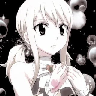 🗝 emoji Lucy Heartfilia Telegram sticker 9 of 64