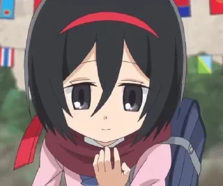 😎 emoji Mikasa Ackerman Telegram sticker 11 of 28
