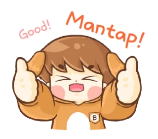 👍 emoji baby 'b' @noustiker Telegram sticker 19 of 25