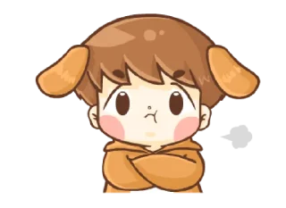 😤 emoji baby 'b' @noustiker Telegram sticker 15 of 25