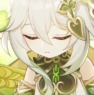 🌱 emoji Nahida @Hanim1O Telegram sticker 6 of 100