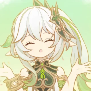 🌱 emoji Nahida @Hanim1O Telegram sticker 22 of 100