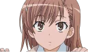 😯 emoji Misaka Mikoto Telegram sticker 15 of 51