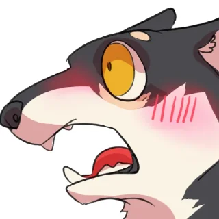 😳 emoji Zephyxus Twitch Emotes Telegram sticker 21 of 77