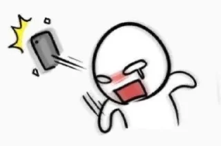 😞 emoji How so kyutttt!!! >< Telegram sticker 15 of 40