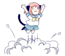 💨 emoji ねこみみっこネココ3 Telegram sticker 20 of 40