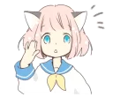 😧 emoji ねこみみっこネココ1 Telegram sticker 21 of 40