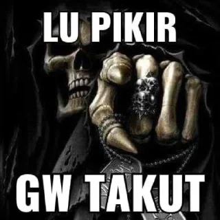 Sticker from absurd humor