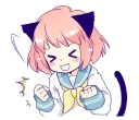 😆 emoji ねこみみっこネココ3 Telegram sticker 15 of 40
