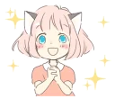 ✨ emoji ねこみみっこネココ1 Telegram sticker 13 of 40